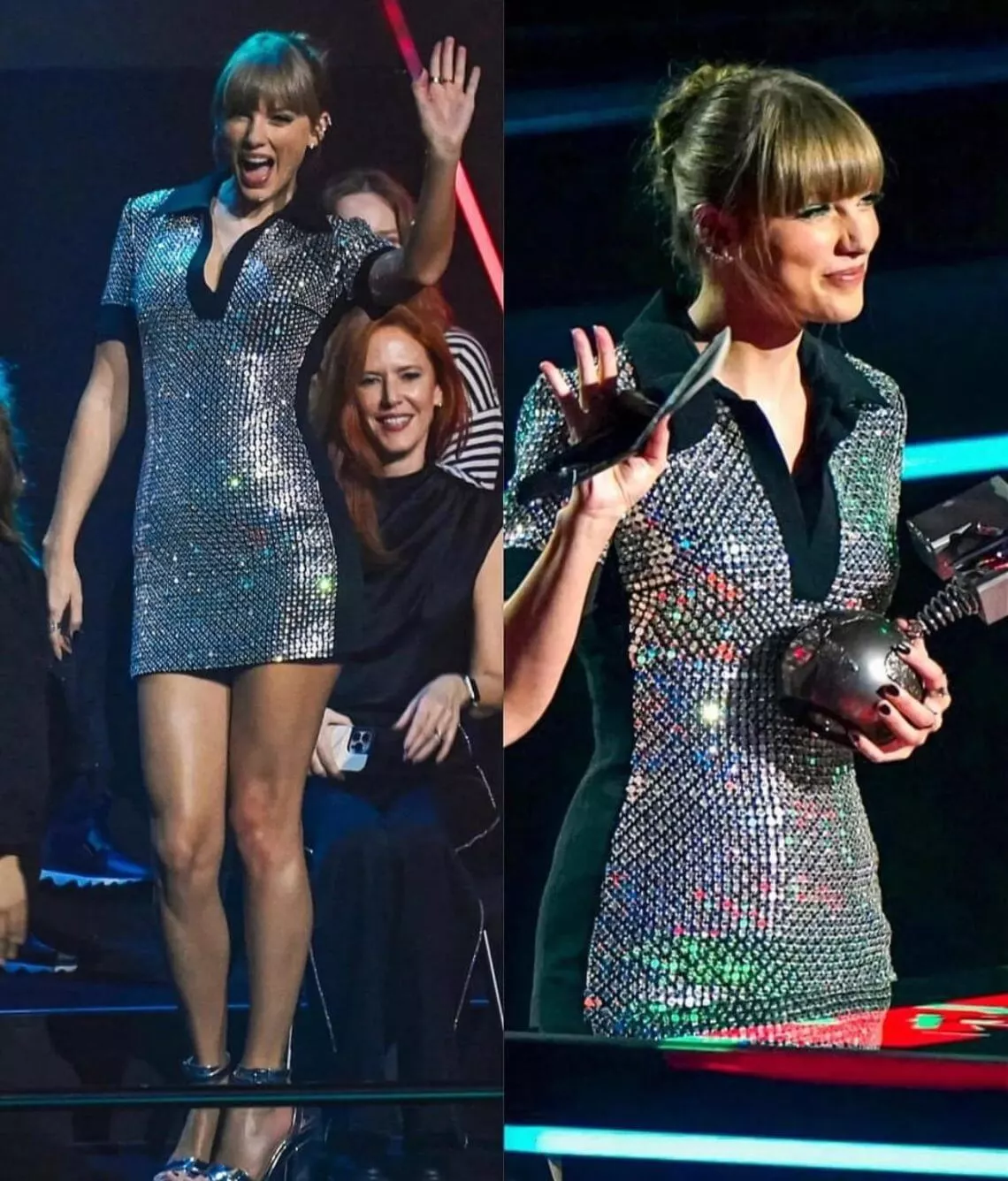 Taylor Swift appeared at the MTV EMA awards